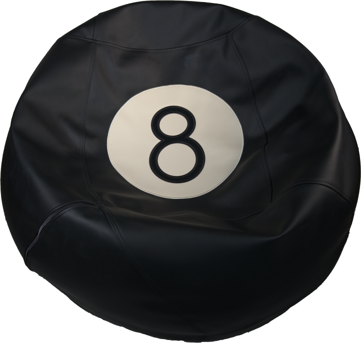 *COVER ONLY* 8-ball bean bag cover