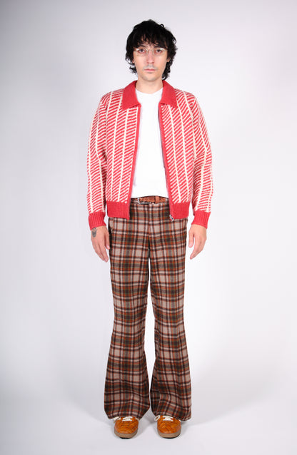 Half-Chevron Mohair Cardigan